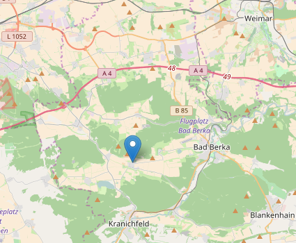 Karte von Tonndorf und Umgebung